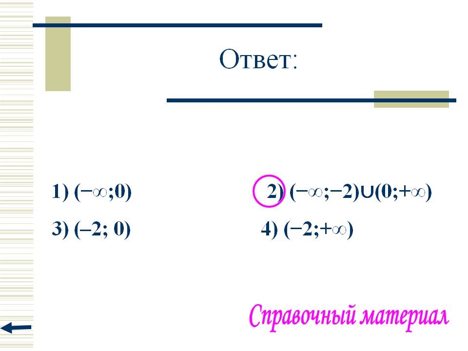 Справочный материал