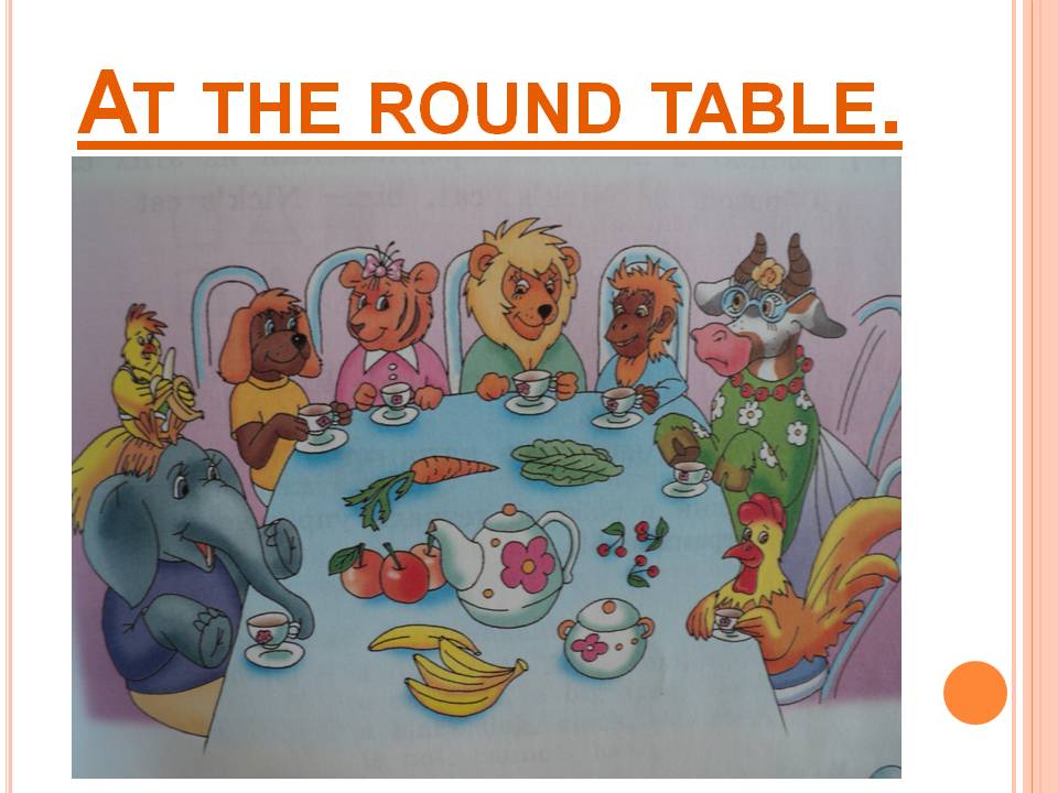 At the round table