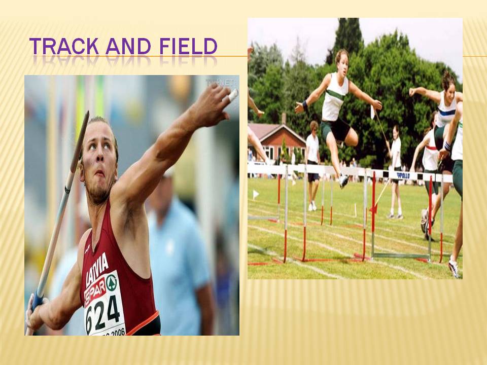 Track and field