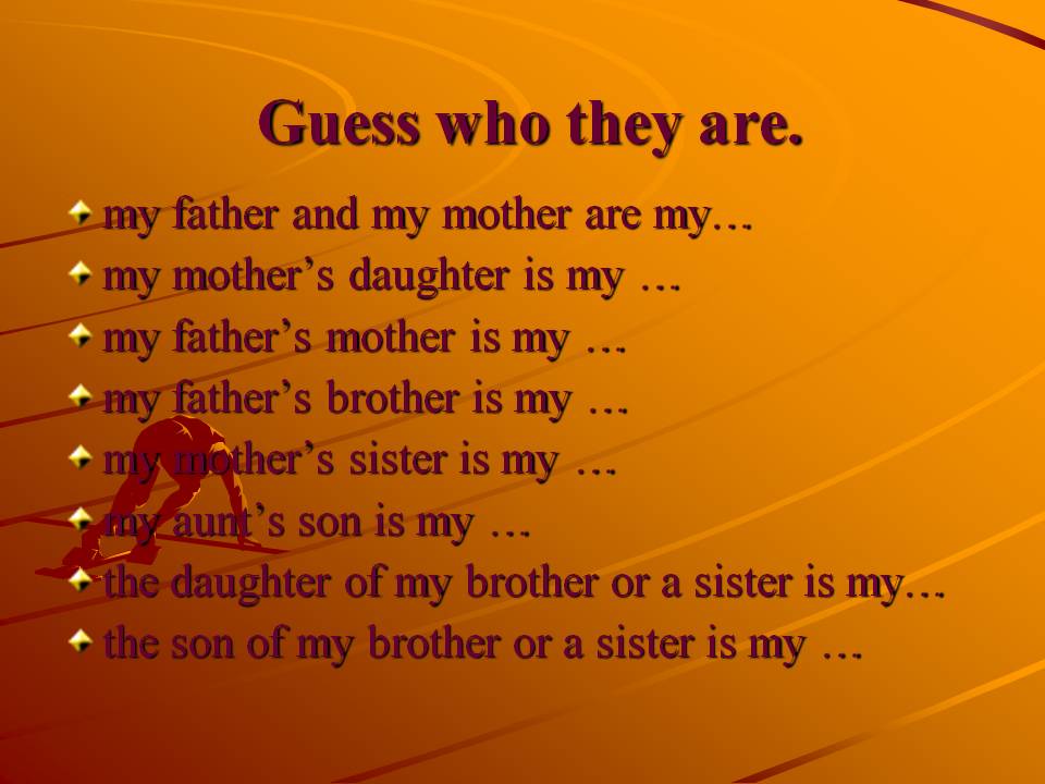 Guess who they are