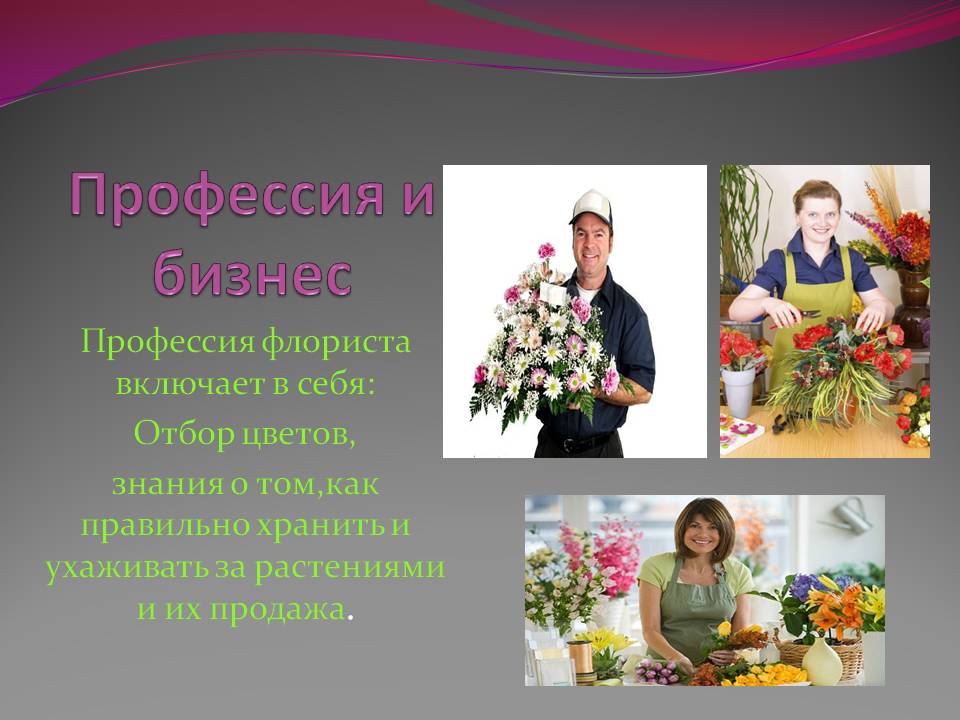Профессия и бизнес