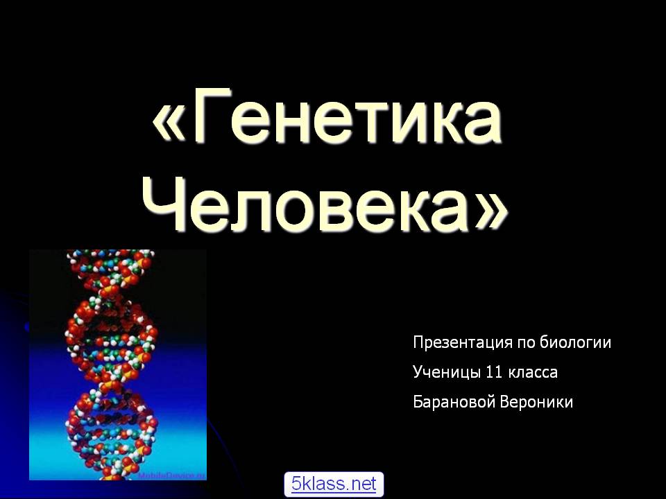 «Генетика Человека»
