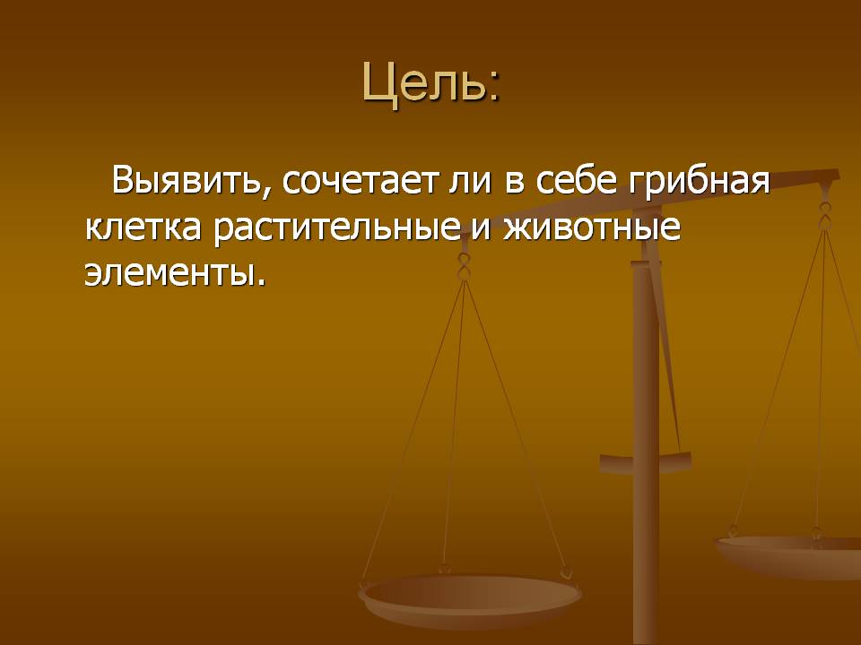 Цель: