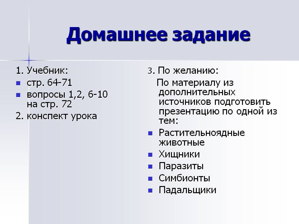 Домашнее задание