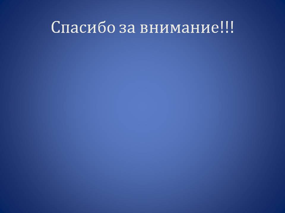 Спасибо за внимание