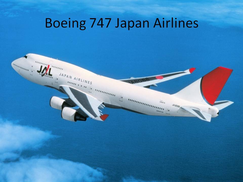 Boeing 747 Japan Airlines Boeing 747 Japan Airlines