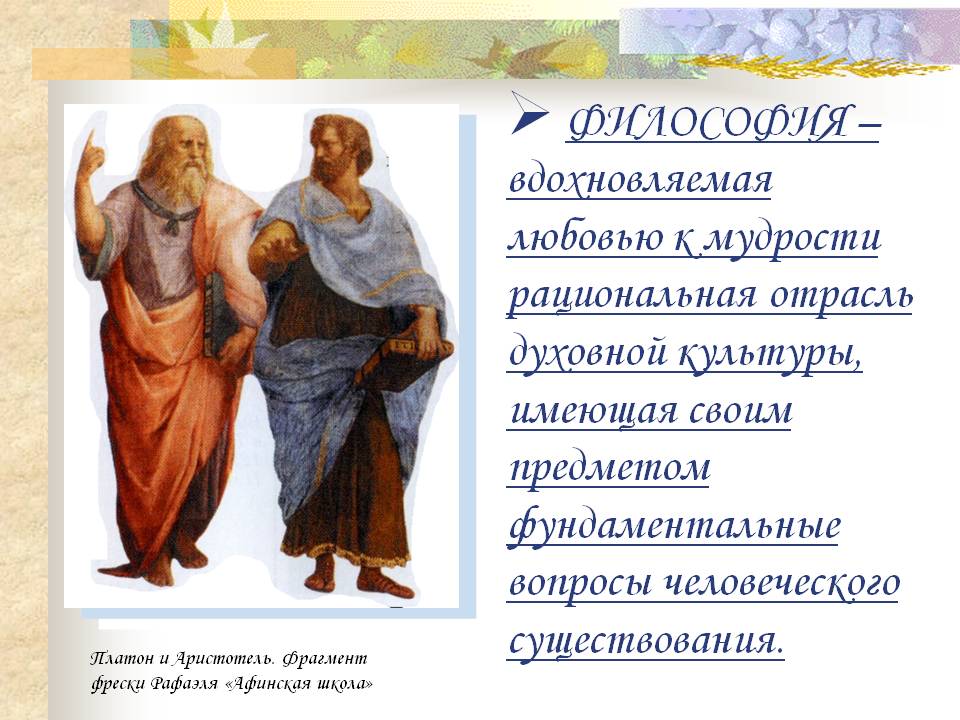 Рациональная отрасль духовной культуры