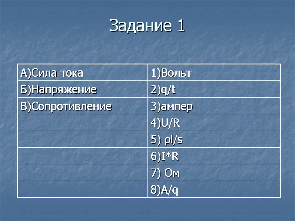 Задание 1