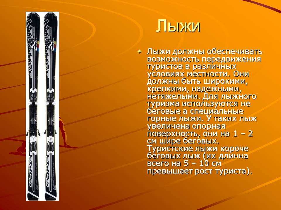 Лыжи