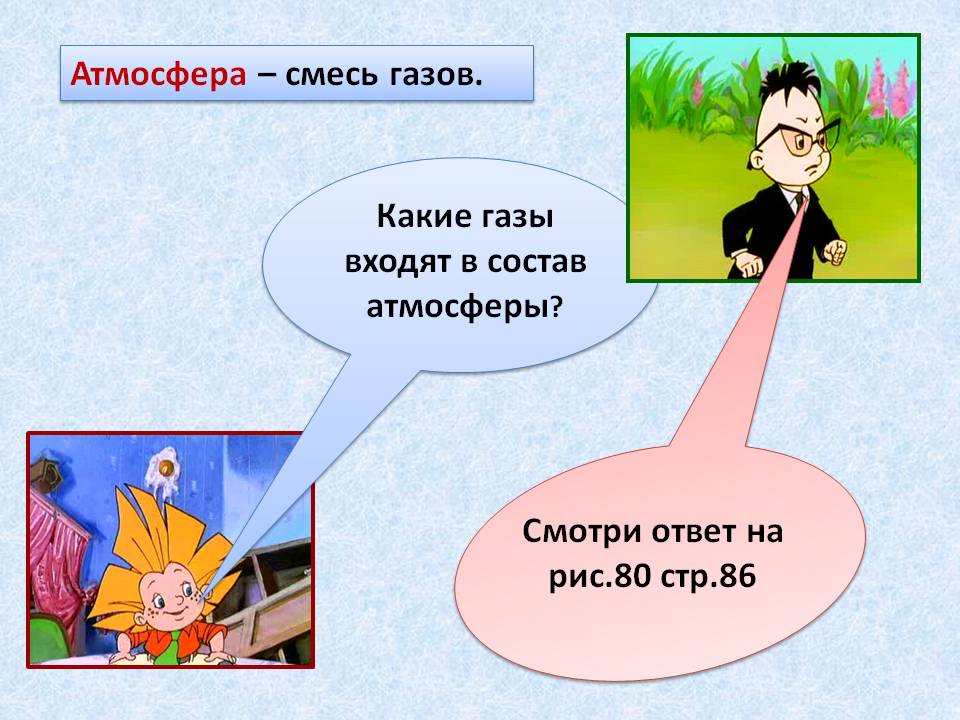 Атмосфера – смесь газов