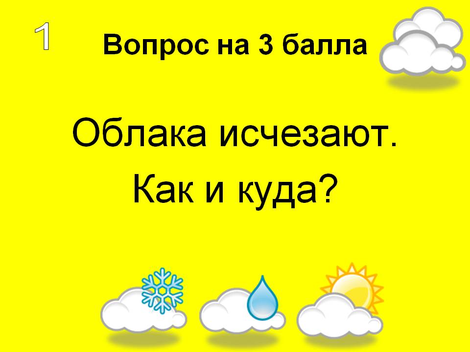 Облака исчезают