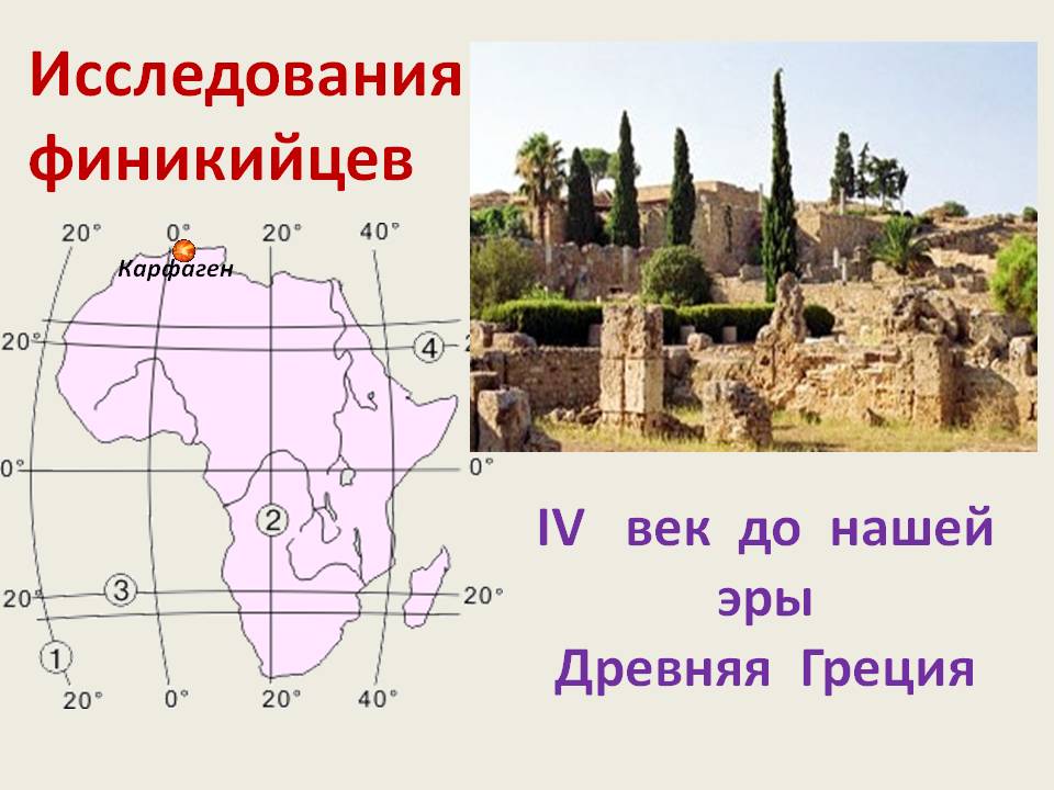 Исследования финикийцев