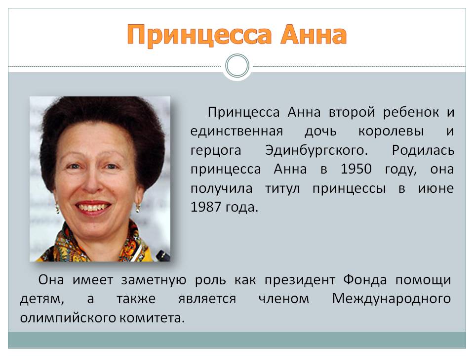 Принцесса Анна