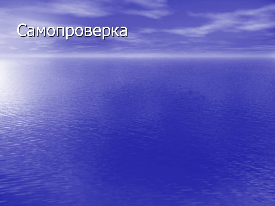Самопроверка