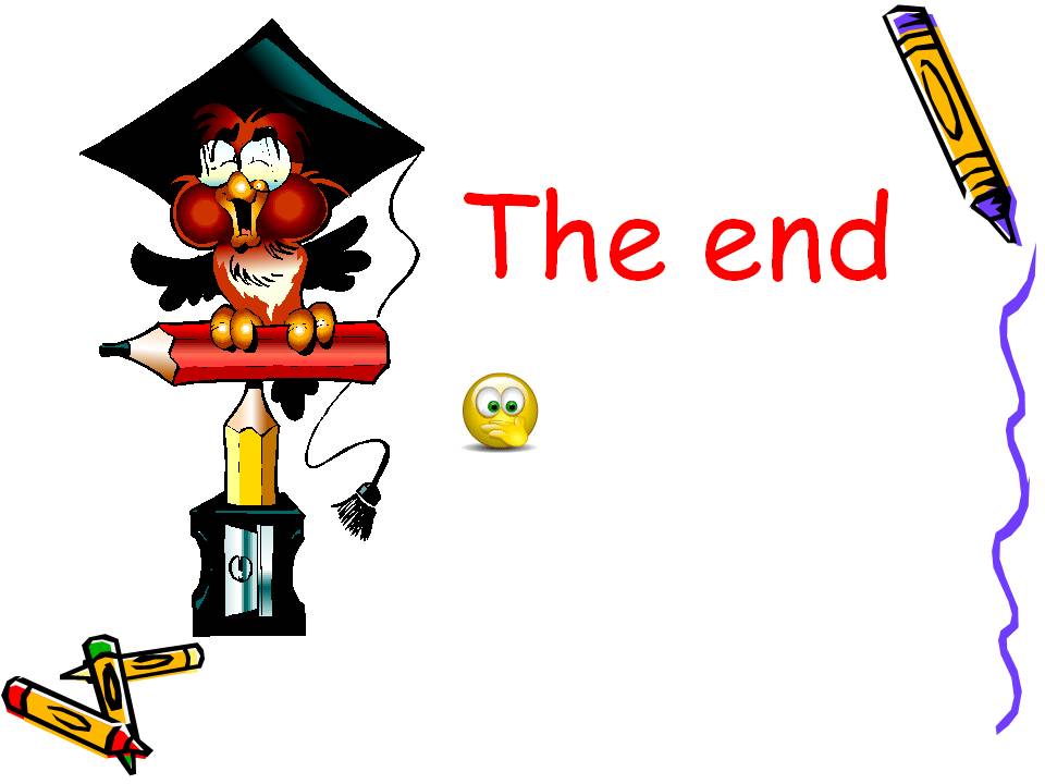 The end