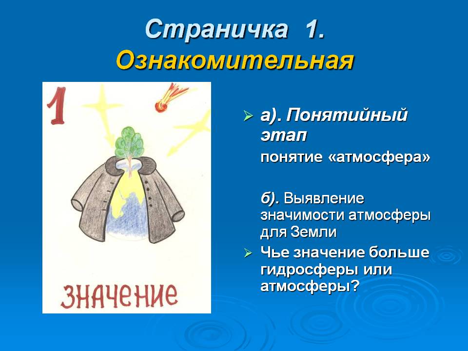 Страничка 1. Ознакомительная