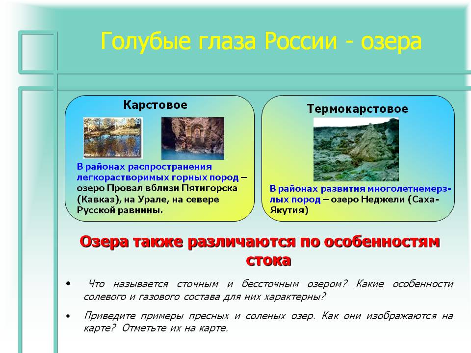 Особенности солевого и газового состава