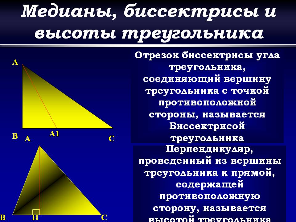 Высоты треугольника