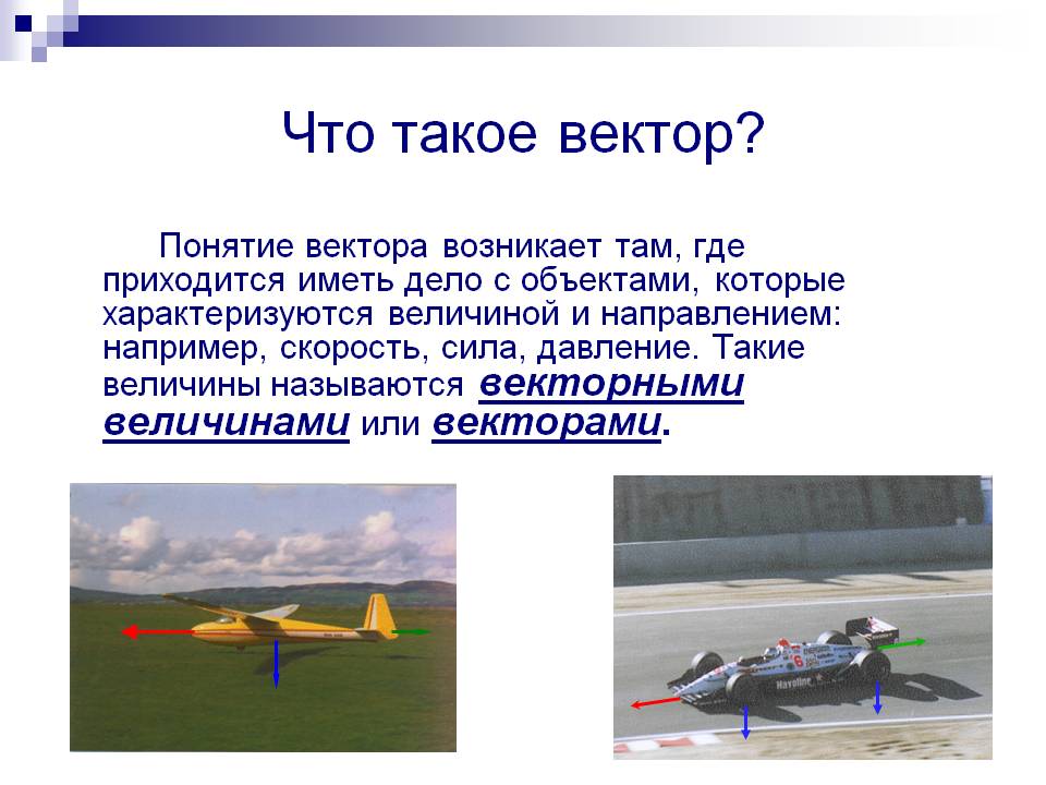 Что такое вектор