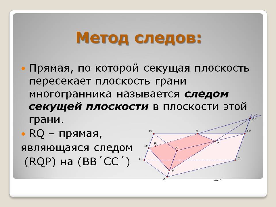 Метод следов