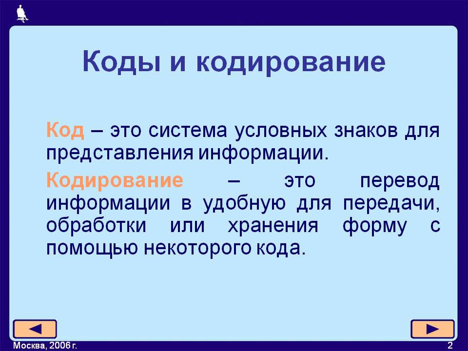 Коды и кодирование
