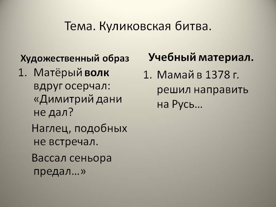 Учебный материал