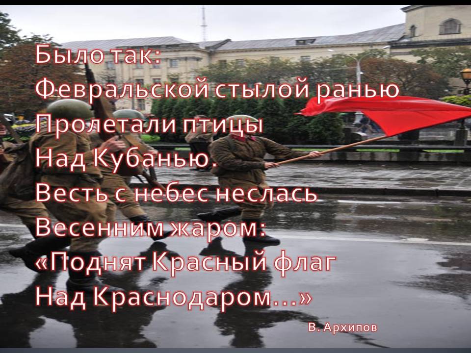 Пролетали птицы над Кубанью