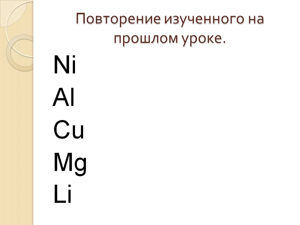 Ni Al Cu Mg Li
