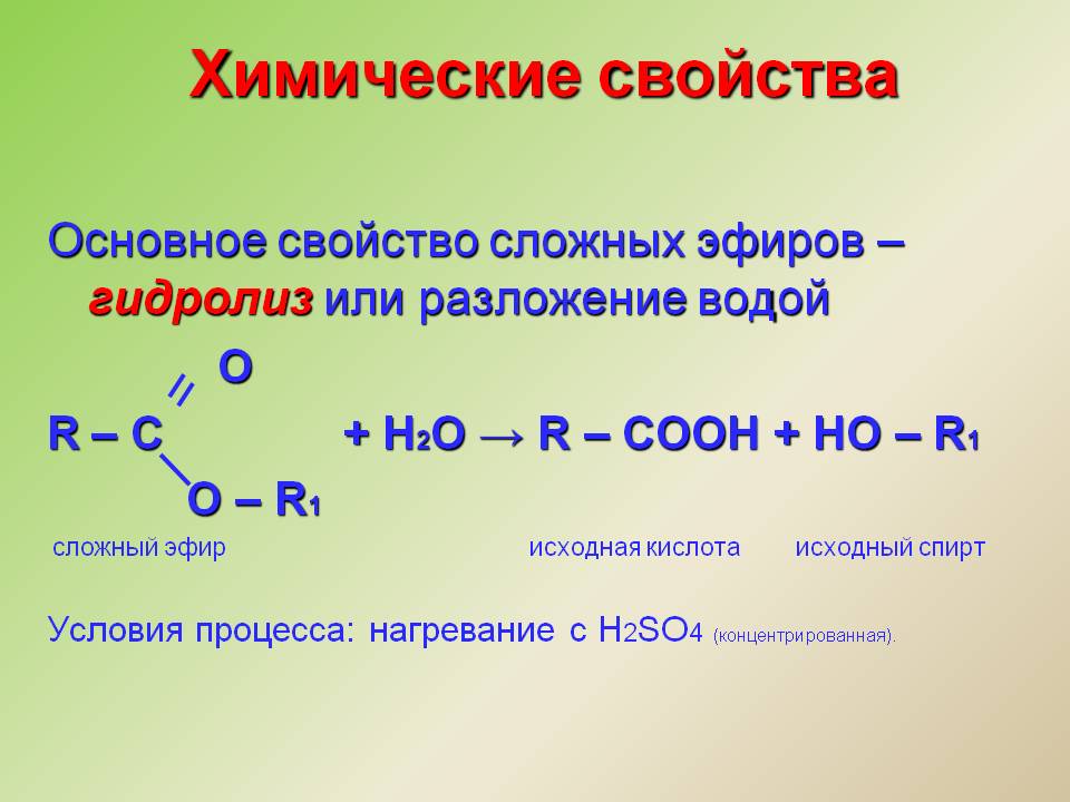 Химические свойства