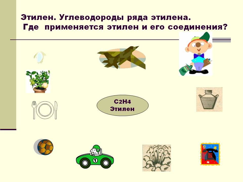 Где применяется этилен и его соединения
