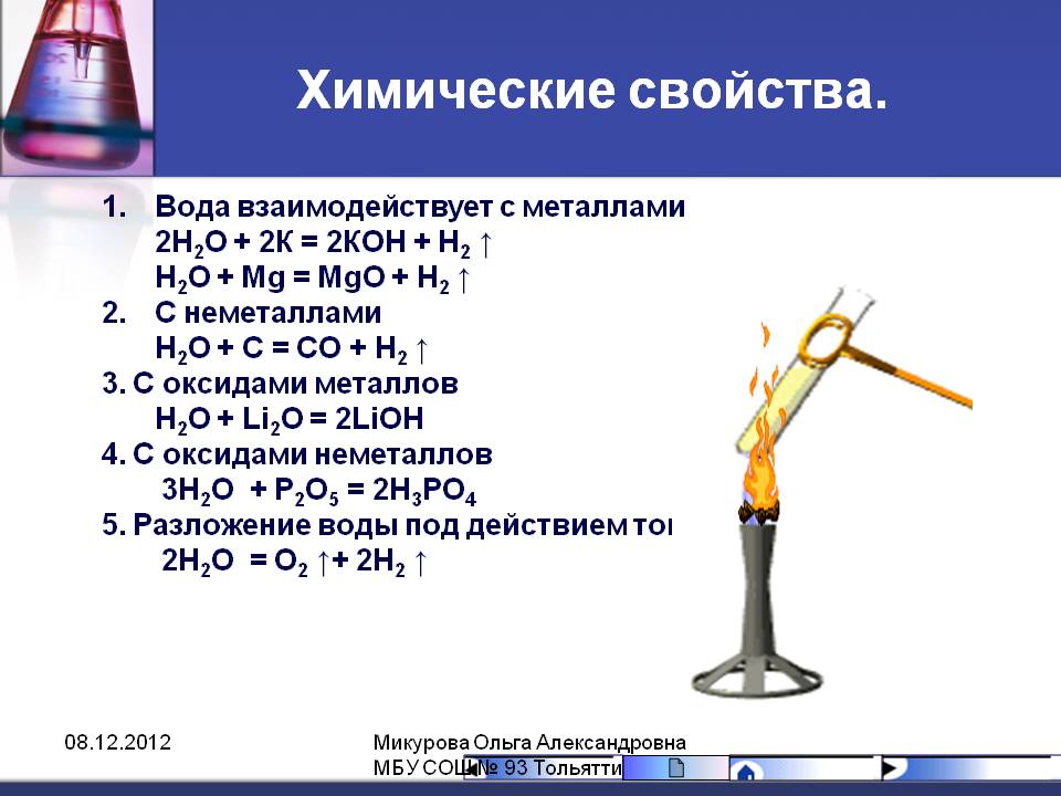 Химические свойства