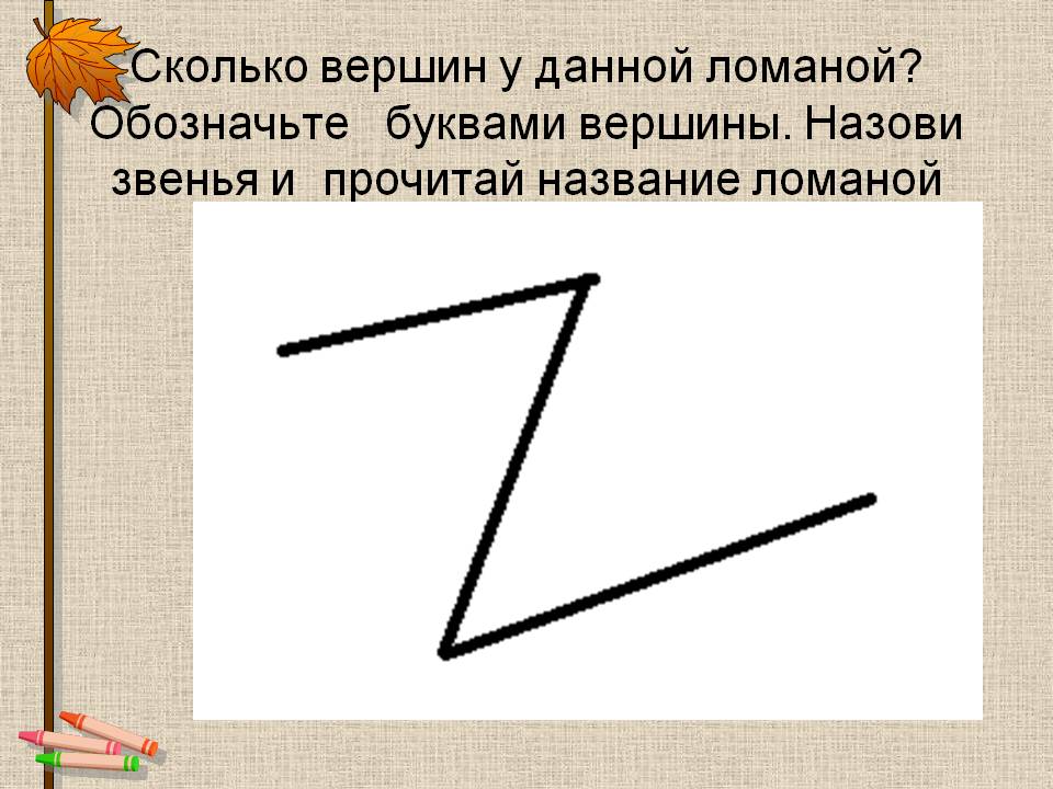Сколько вершин у данной ломаной