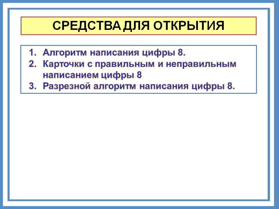 Средства для открытия