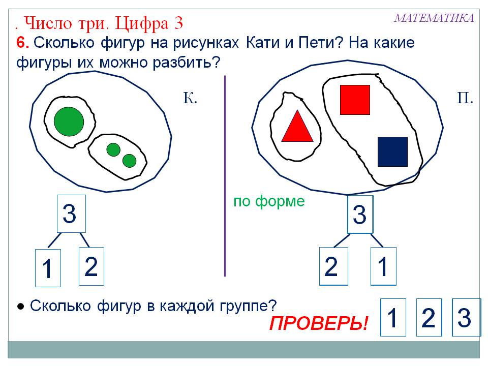 На какие фигуры их можно разбить