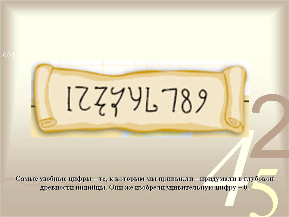 Самые удобные цифры – те, к которым мы привыкли – придумали в глубокой