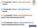 А>0 означает, что а – положительное число;