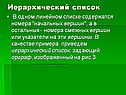 Иерархический список
