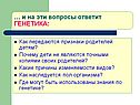 … и на эти вопросы ответит ГЕНЕТИКА: