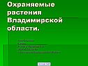 Охраняемые растения Владимирской области