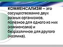 Сосуществование двух разных организмов