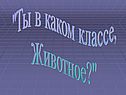 Животное