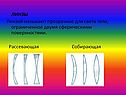 ЛИНЗЫ Линзой называют прозрачное для света тело, ограниченное двумя