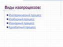Виды изопроцессов