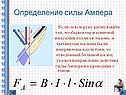 Определение силы Ампера