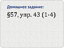 Домашнее задание