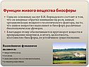 Функции живого вещества биосферы