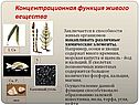 Концентрационная функция живого вещества