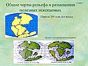 Общие черты рельефа и размещения полезных ископаемых