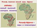 АФРИКА - самый высокий материк планеты
