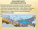 Закономерности распределения почв